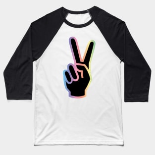 Peace Fingers Baseball T-Shirt